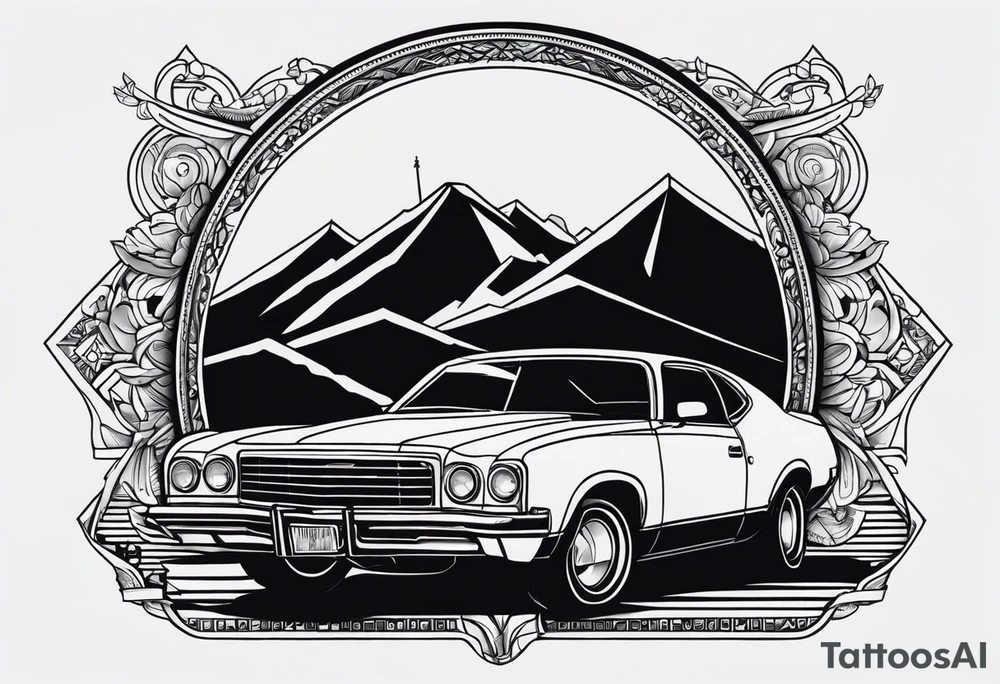 Create a tattoo design of a album cover wish you were here tattoo idea