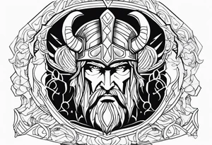 Thor im Kampf tattoo idea