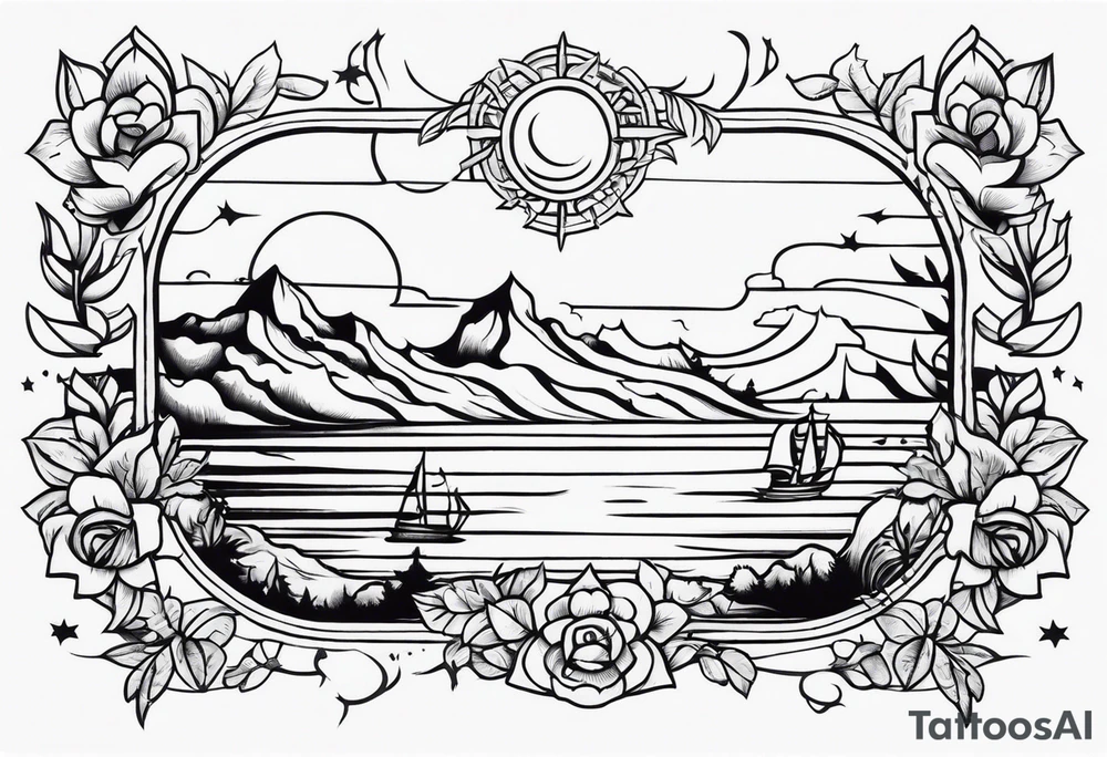 sleeve old school tattoo idea