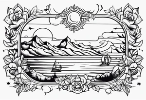 sleeve old school tattoo idea