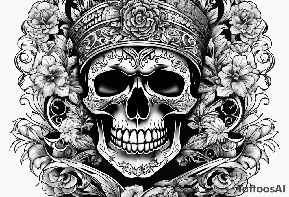 Skulls tattoo idea
