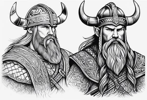 Viking, pfern tattoo idea