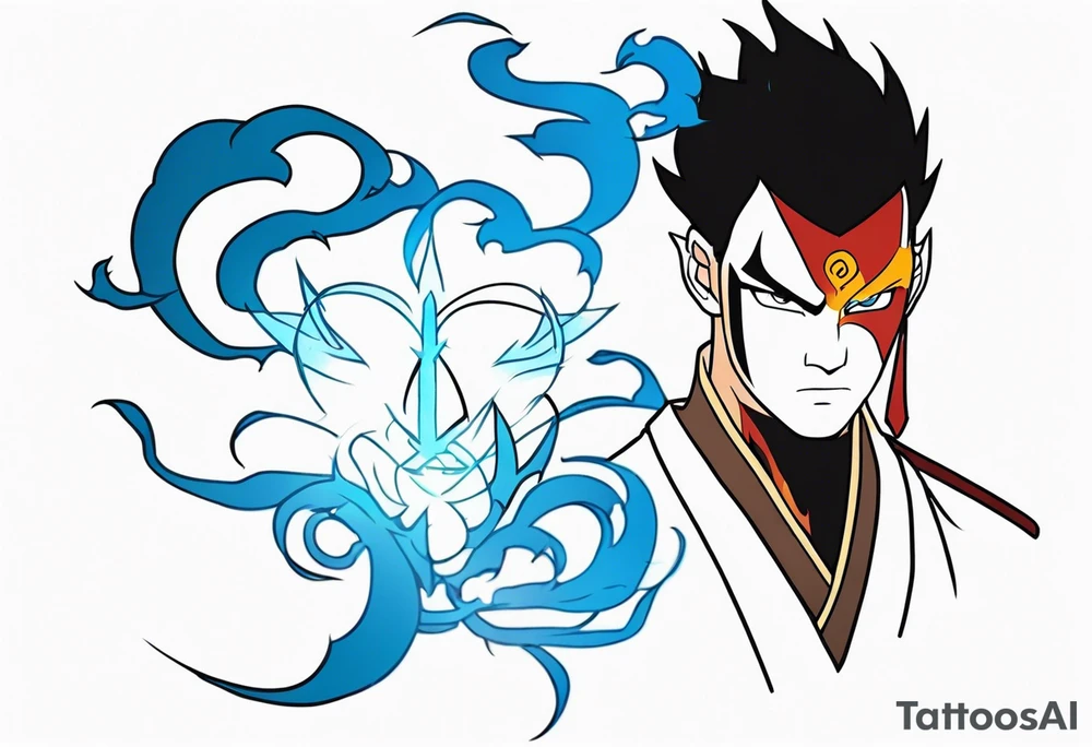 zuko and blue spirit tattoo idea