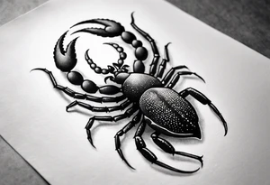 Scorpio tattoo idea