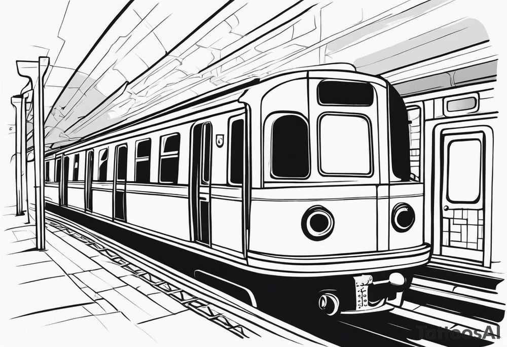 Subway крыша наркотики закат tattoo idea