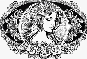 Recovery feminine Christian sobriety tattoo idea