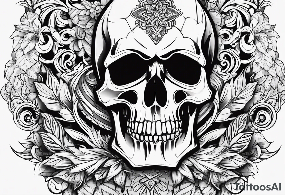 Skulls tattoo idea