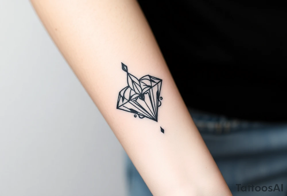 diamond tattoo idea