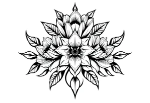 Flowers tattoo idea