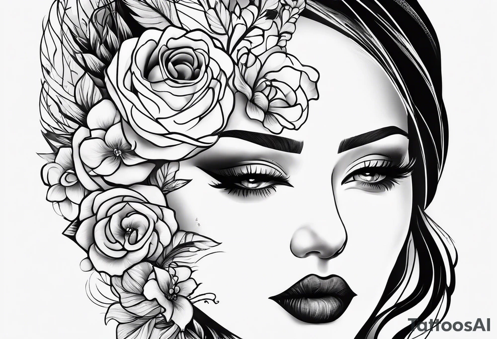 life is about love tattoo idea