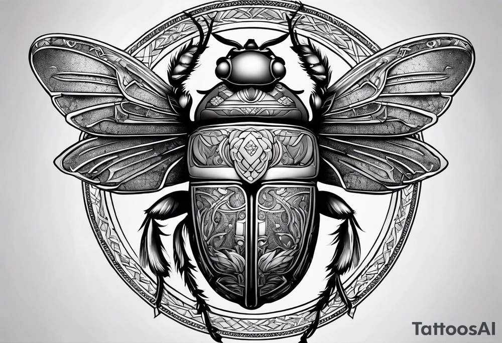 scarab tattoo idea