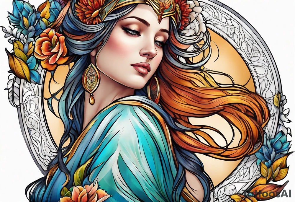 virgo tattoo idea