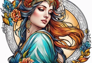 virgo tattoo idea