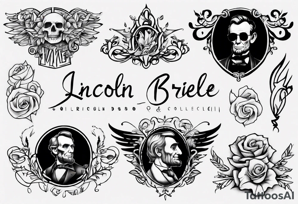 The names Lincoln and Brielle tattoo idea
