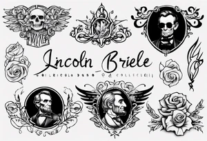 The names Lincoln and Brielle tattoo idea