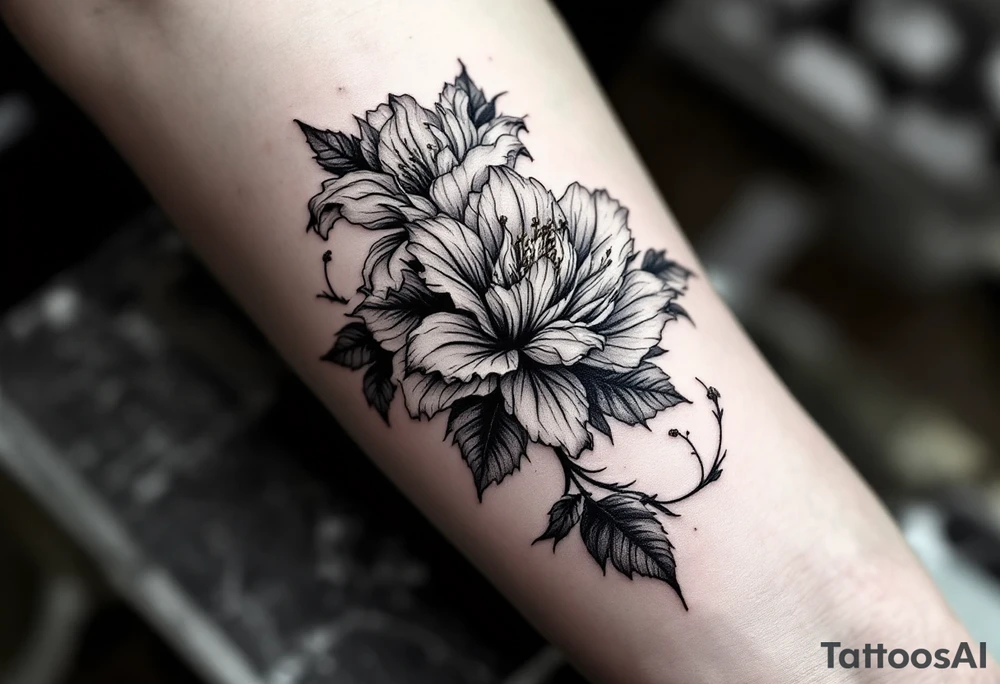 Azalea tattoo idea