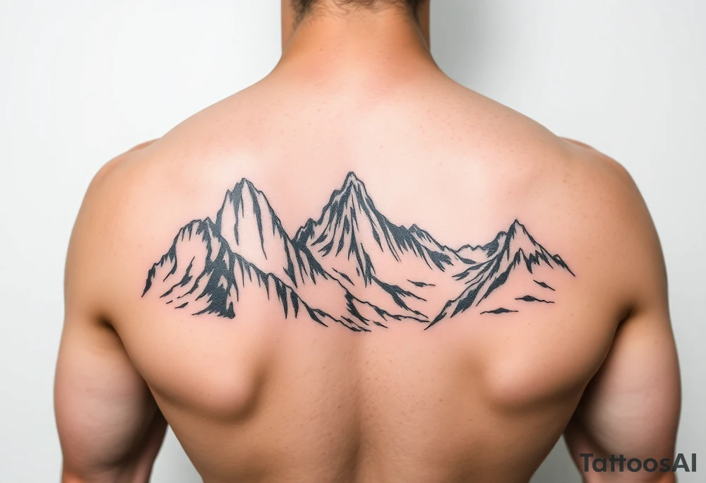 dolomites tattoo idea