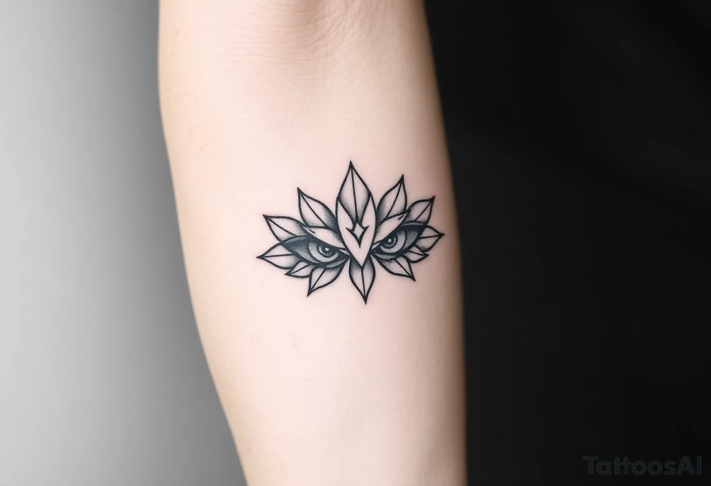 Lotuses Samaria eyes warrior tattoo idea