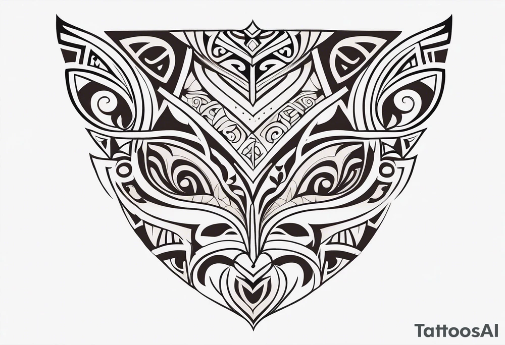 maori tribal  neck tattoo tattoo idea
