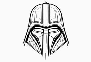 Darth Revan’s mask tattoo idea
