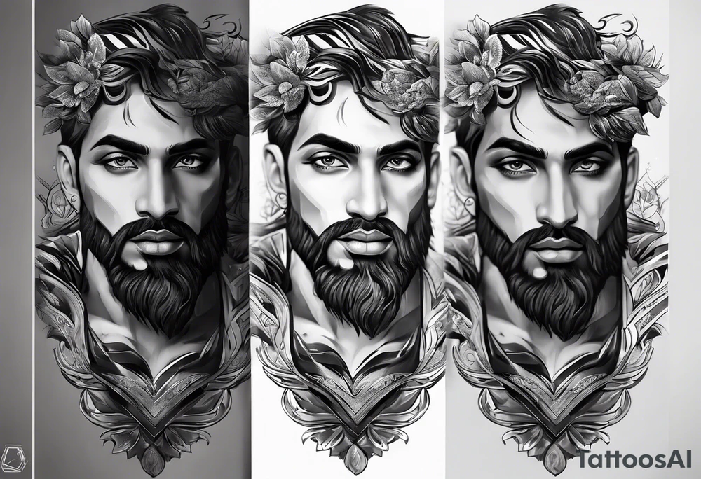 The name محمود and a date 04/12/2019 under it tattoo idea