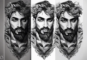 The name محمود and a date 04/12/2019 under it tattoo idea