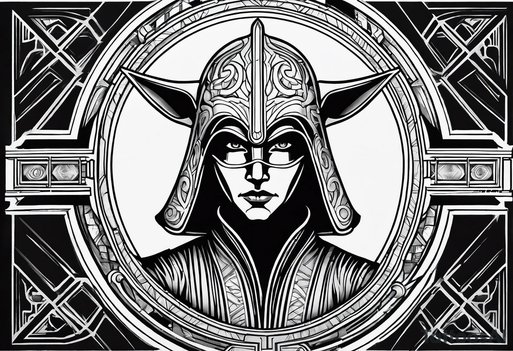 Star Wars Jedi logo tattoo idea