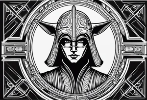 Star Wars Jedi logo tattoo idea
