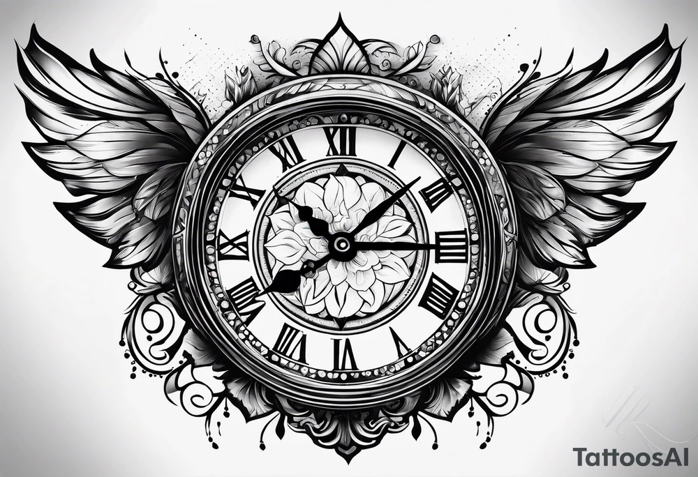 Clock tattoo idea