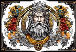 mitologia grecka zeus i pioruny tattoo idea
