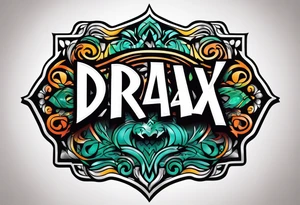 The name Drax for a dog tattoo idea