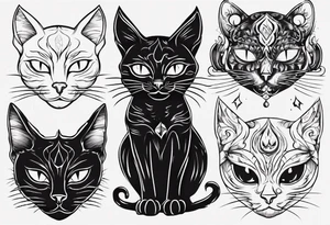 black cat
t tattoo idea