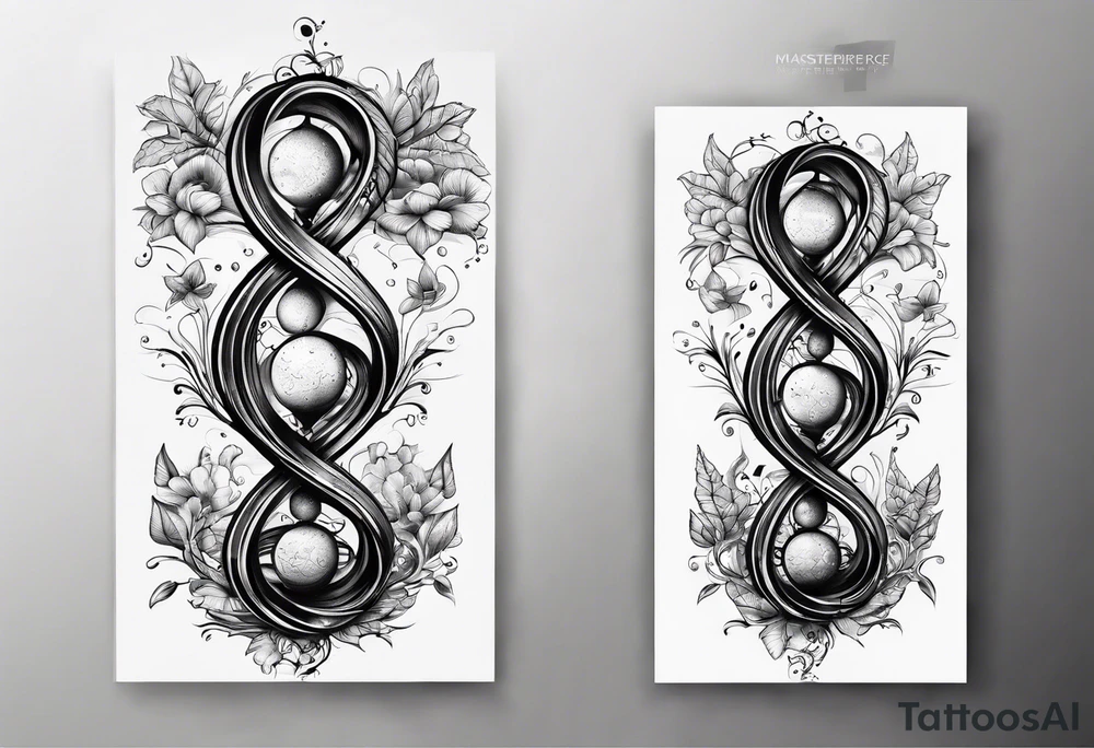double helix tattoo idea