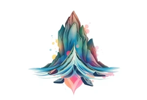 water-demo rise up out of the river. tattoo idea