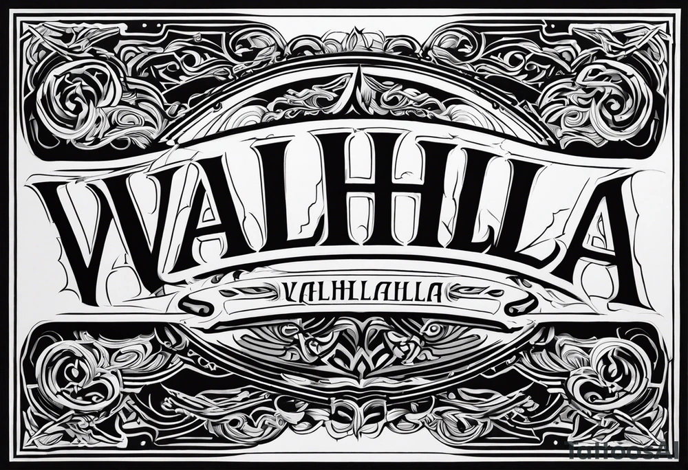 Valhalla tattoo idea