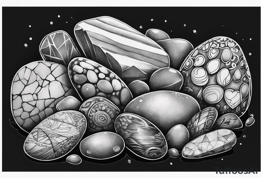 Wishing rocks tattoo idea
