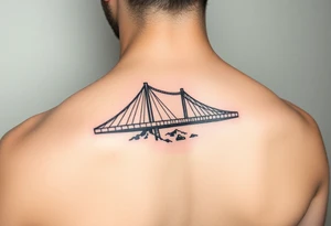 A visual representation of the einstein-Rosen bridge tattoo idea