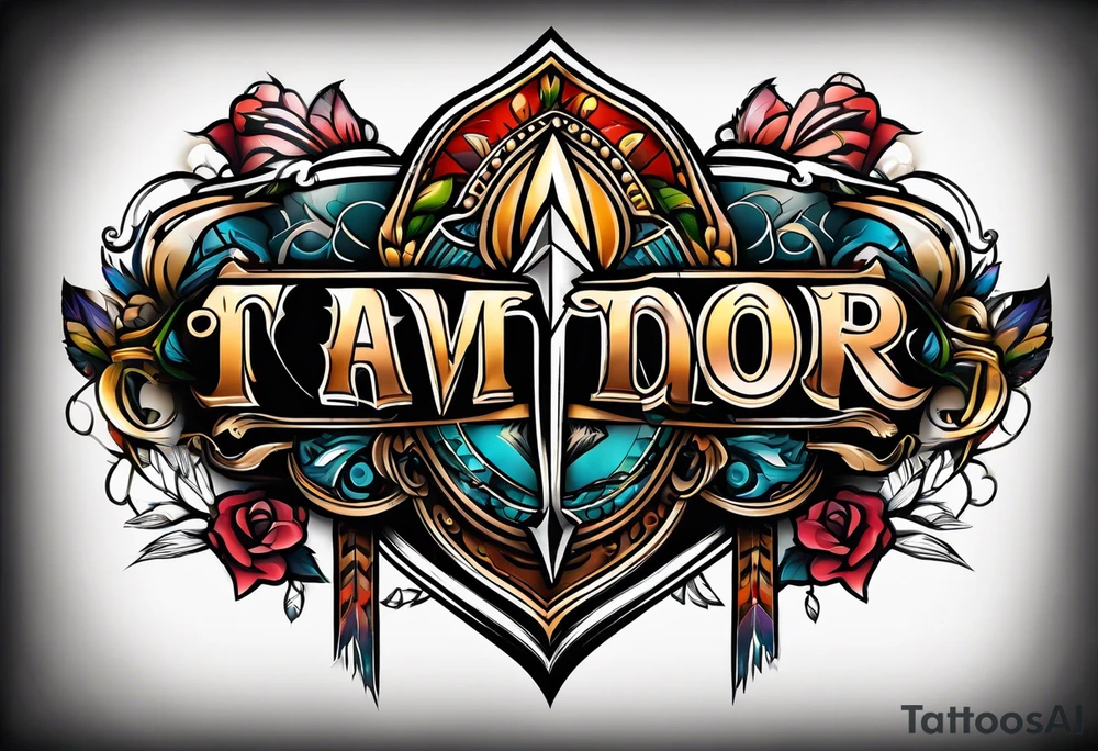 Broken arrow tattoo idea