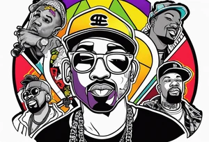 oldschool rappers tattoo idea