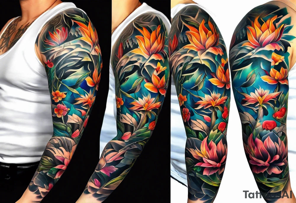 Full sleeve tattoo idea