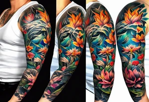 Full sleeve tattoo idea