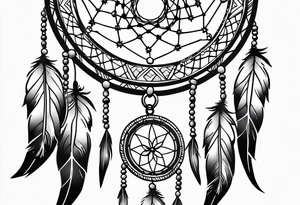 dream catcher tattoo idea