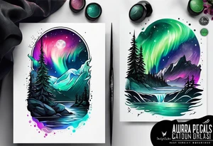 Aurora Borealis tattoo idea