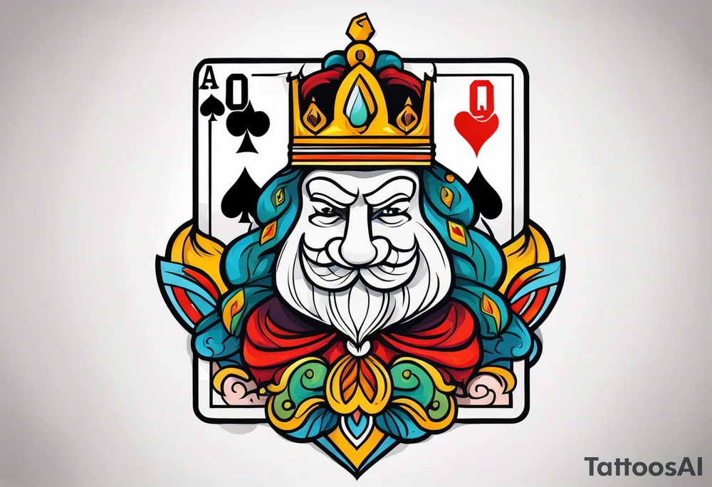 king of spades tattoo tattoo idea