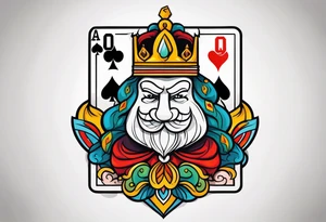 king of spades tattoo tattoo idea