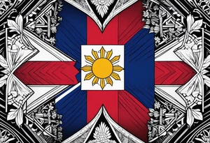 Filipino flag tattoo idea