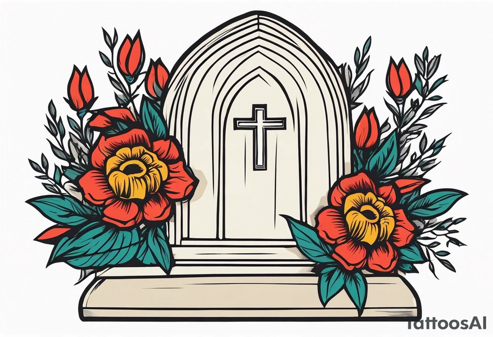 jesus tomb


vintage flowers
old school vintage simple traditional design 



bold color simple tattoo idea