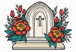 jesus tomb


vintage flowers
old school vintage simple traditional design 



bold color simple tattoo idea