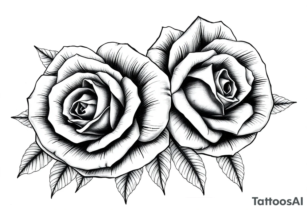 roses tattoo idea
