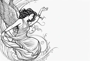 I like tattoos of the falling angel, moreover tattoos related to asiatic culture and Greek mixology.  The tattoo is for a men tattoo idea